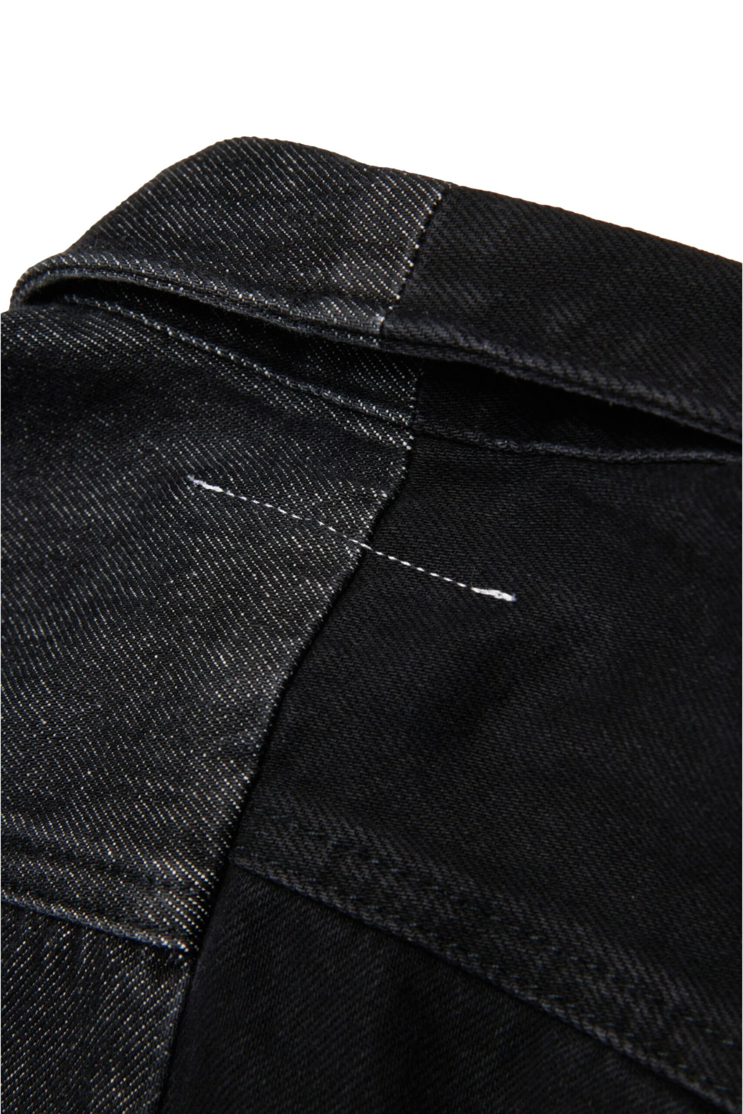 MM6 Maison Margiela Two-tone Denim Sleeveless Dress With Lettering 5 MM6 Maison Margiela Two-tone Denim Sleeveless Dress With Lettering - immagine 5