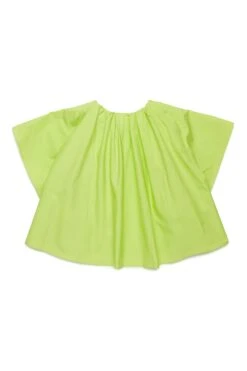 MM6 Maison Margiela Poplin Shirt With Ruffles -Bambini Abbigliamento Negozio M60760MM014M6513 02