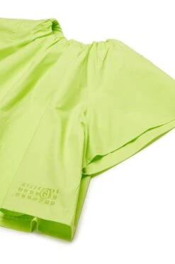 MM6 Maison Margiela Poplin Shirt With Ruffles -Bambini Abbigliamento Negozio M60760MM014M6513 03