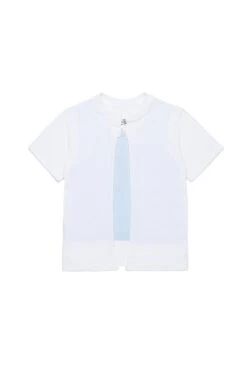 MM6 Maison Margiela Re-cut T-shirt With Raw Cut Details