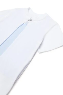 MM6 Maison Margiela Re-cut T-shirt With Raw Cut Details -Bambini Abbigliamento Negozio M60773MM04IM6C35 03