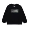 MM6 Maison Margiela Crew-neck Sweatshirt Branded With Numeric Logo Pixel