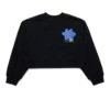MM6 Maison Margiela Crew-neck Sweatshirt With Happy Star Graphics