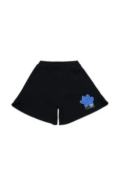 MM6 Maison Margiela Fleece Shorts With Happy Star Graphics