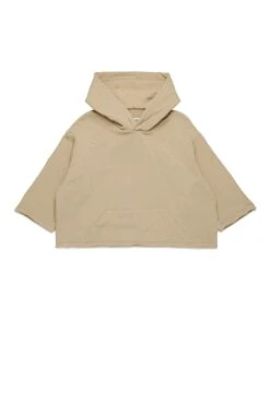MM6 Maison Margiela Hooded Sweatshirt With Raw Cut Hem