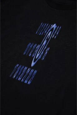 MM6 Maison Margiela Stretched Logo Jersey T-shirt -Bambini Abbigliamento Negozio M60804MM02YM6900 04 a686186b 7725 4bbd b0bf 9f1fd5e06a6c