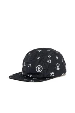 MM6 Maison Margiela Allover Numeric Logo Five-panel Hat