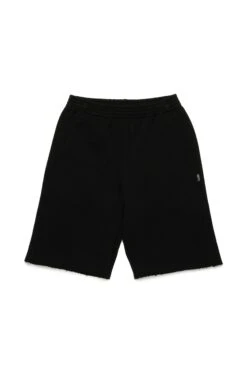 MM6 Maison Margiela Fleece Shorts With Raw Cut Hems
