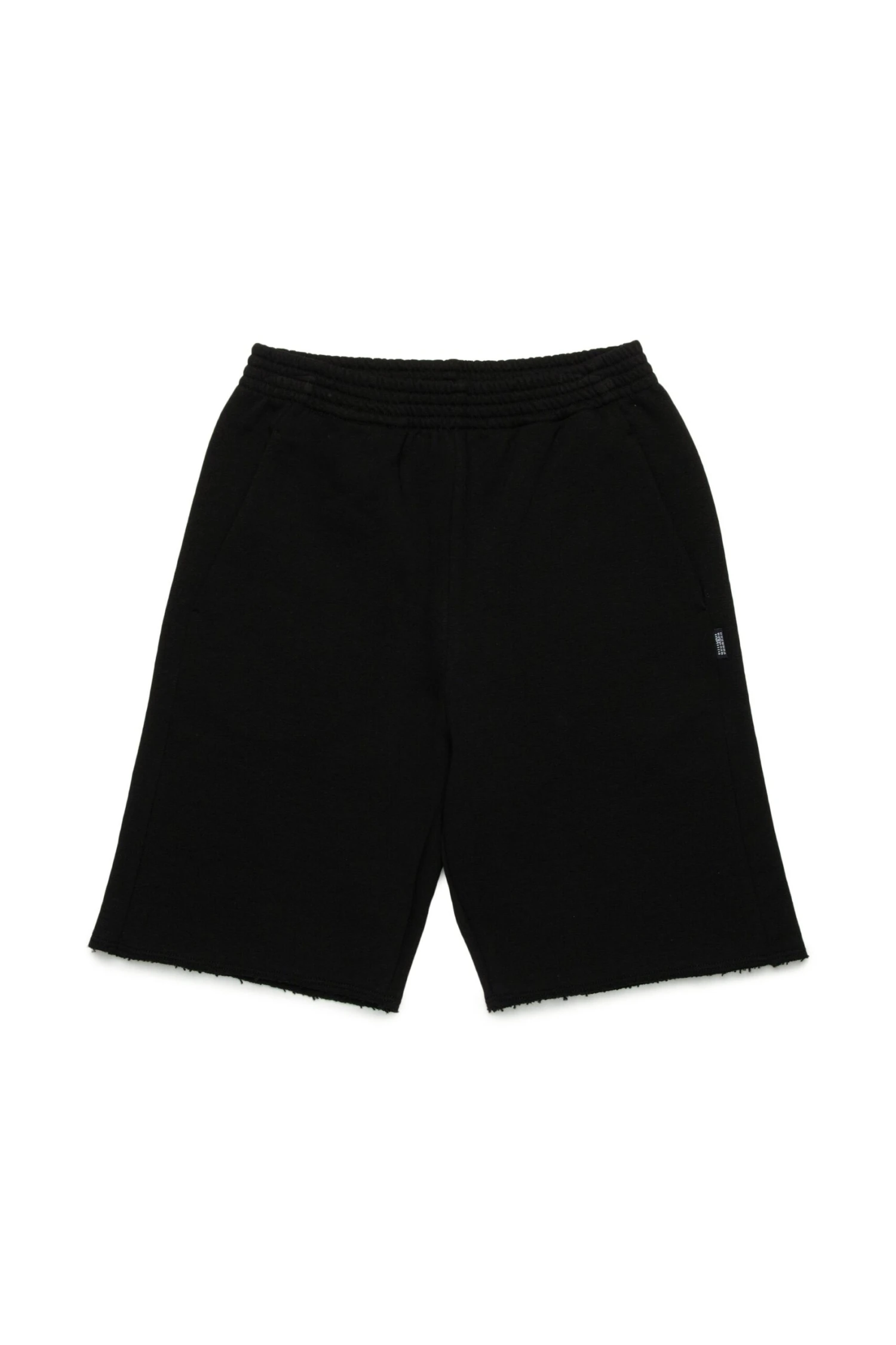 MM6 Maison Margiela Fleece Shorts With Raw Cut Hems 1 MM6 Maison Margiela Fleece Shorts With Raw Cut Hems