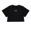 MM6 Maison Margiela Cropped Jersey T-shirt With Numeric Logo