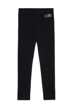 MM6 Maison Margiela Stretch Jersey Leggings With Numeric Logo