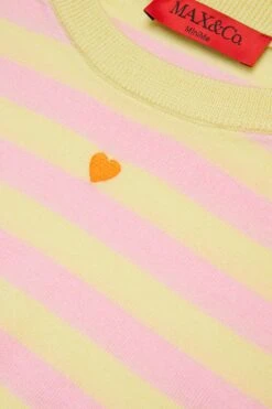 MAX & Co. Wool Crew-neck Pullover With Stripes -Bambini Abbigliamento Negozio MX0003MX005MXC12 04