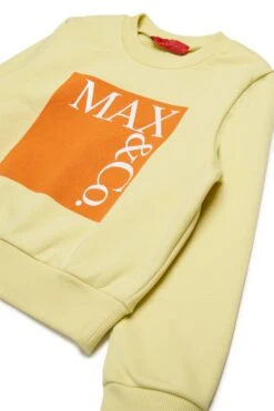 MAX & Co. Branded Crew-neck Sweatshirt -Bambini Abbigliamento Negozio MX0037MX056MX20A 03
