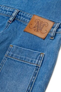 MAX & Co. Medium Blue Shaded Denim Jumpsuit -Bambini Abbigliamento Negozio MX0110MX066MX01 04 ba757a6f cf47 4ef2 abaa dd65f5346af6