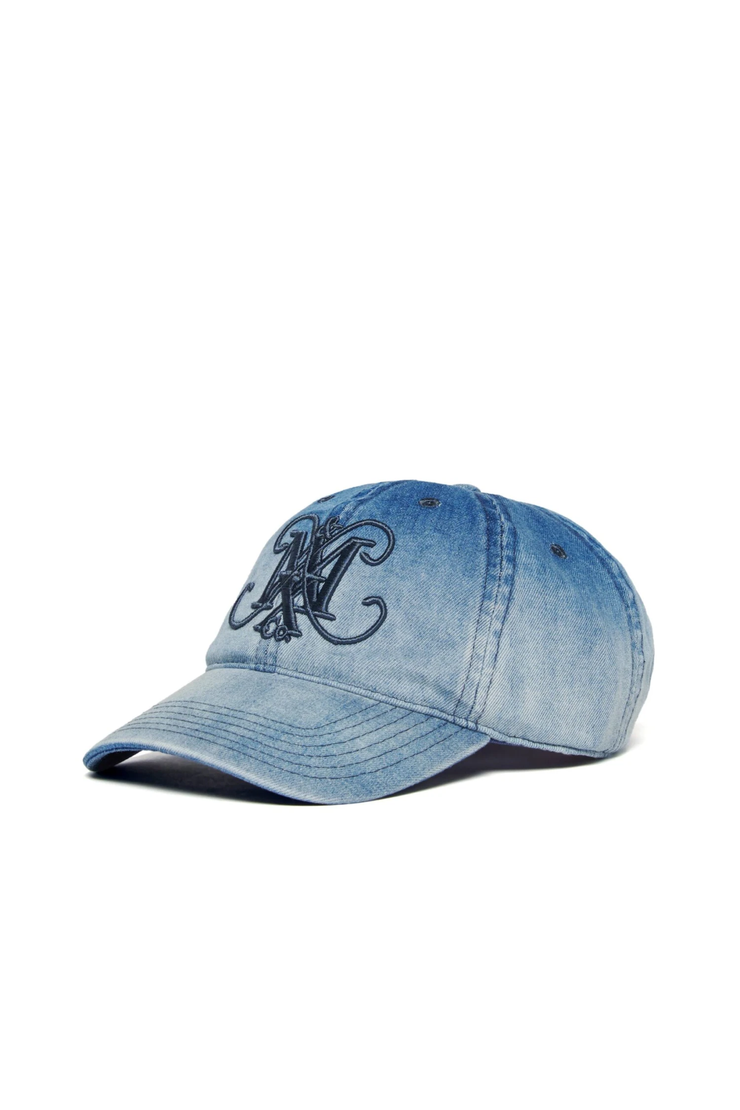 MAX & Co. Bleached Denim Baseball Cap 2 MAX & Co. Bleached Denim Baseball Cap - immagine 2