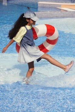 Bambini Abbigliamento Negozio 6 MAX & Co. Bleached Denim Baseball Cap