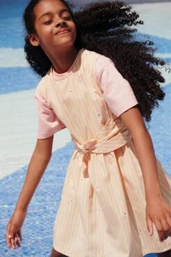 MAX & Co. Striped Poplin Disco Dress