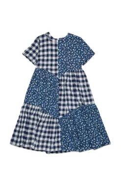 MAX & Co. Patchwork Dress With Allover Mix