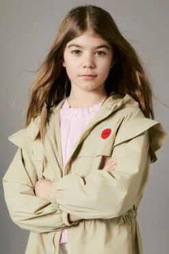 MAX & Co. Windbreaker Jacket With Ruffles