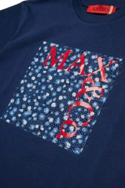 MAX & Co. T-shirt With Solid Floral Square -Bambini Abbigliamento Negozio MX0159MX057MX855 04