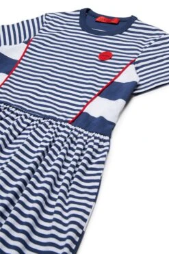 MAX & Co. Striped Dress With Patches -Bambini Abbigliamento Negozio MX0163MX072MX855 03