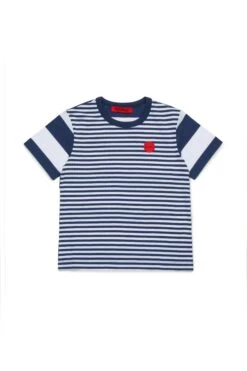 MAX & Co. Striped T-shirt With Patches