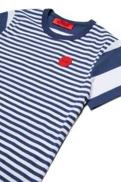 MAX & Co. Striped T-shirt With Patches -Bambini Abbigliamento Negozio MX0164MX072MX855 03