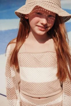 Bambini Abbigliamento Negozio 4 MAX & Co. Perforated Fisherman Hat