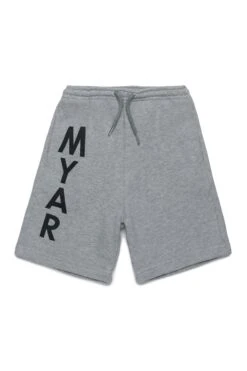 Deadstock Fleece Shorts With Vertical Logo
