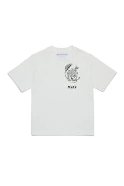 Deadstock Cotton T-shirt With Pocket And Reuse Graphics