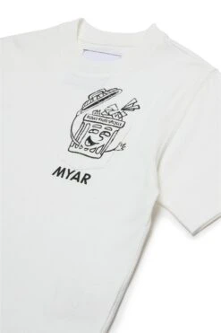 Deadstock Cotton T-shirt With Pocket And Reuse Graphics -Bambini Abbigliamento Negozio MY0145MY01HMY101 03 3be018cc 5b18 40ed 9cab a150c6aac716