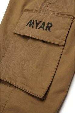 Cargo Shorts In Deadstock Fabric With MYAR Logo 10 Cargo Shorts In Deadstock Fabric With MYAR Logo -Bambini Abbigliamento Negozio MY0151MY00WMY713 04