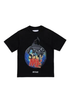 Deadstock Cotton T-shirt With Save Me Graphics