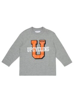 Long Sleeve T-shirt With Varsity Print