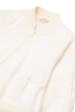 N°21 Bomber Jacket With Embroidered Organza Flowers -Bambini Abbigliamento Negozio N2100BN03960N718 03