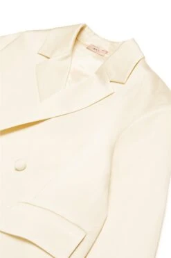 N°21 Double-breasted Satin Blazer Jacket -Bambini Abbigliamento Negozio N2100CN03970N718 03