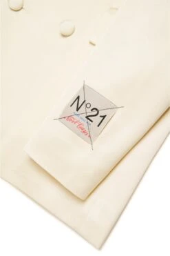 N°21 Double-breasted Satin Blazer Jacket -Bambini Abbigliamento Negozio N2100CN03970N718 04