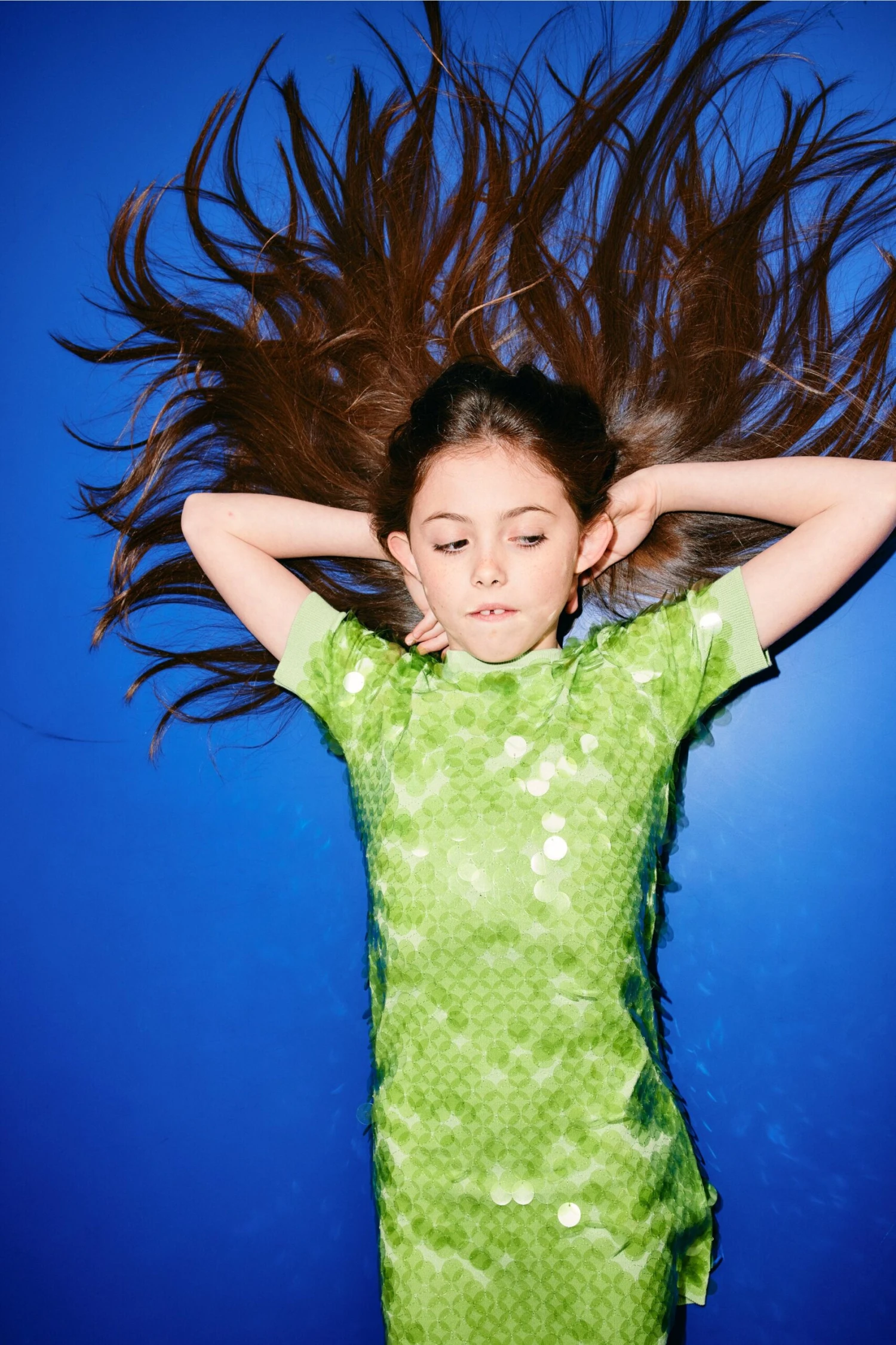 N°21 Cotton Dress With Maxi Sequins 1 N°21 Cotton Dress With Maxi Sequins