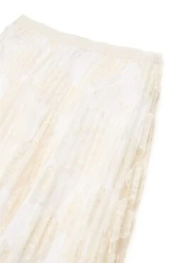 N°21 Skirt With Embroidered Organza Flowers -Bambini Abbigliamento Negozio N2100PN03960N718 03