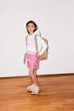 N°21 Cotton Skirt With Maxi Sequins