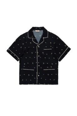 N°21 Allover Palms Crepe Bowling Shirt