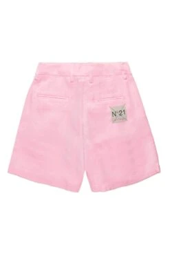 N°21 Satin Shorts With Pleats 7 N°21 Satin Shorts With Pleats -Bambini Abbigliamento Negozio N2101CN03970N318 02