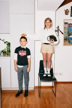 N°21 Poplin Branded Shorts