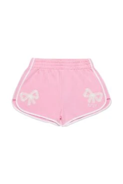 N°21 Fleece Shorts With Lace Bows