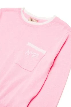 N°21 Cotton Pullover With Pocket -Bambini Abbigliamento Negozio N2101WN04240N318 03 585a18aa 4348 45b9 912e 778f49c347fd