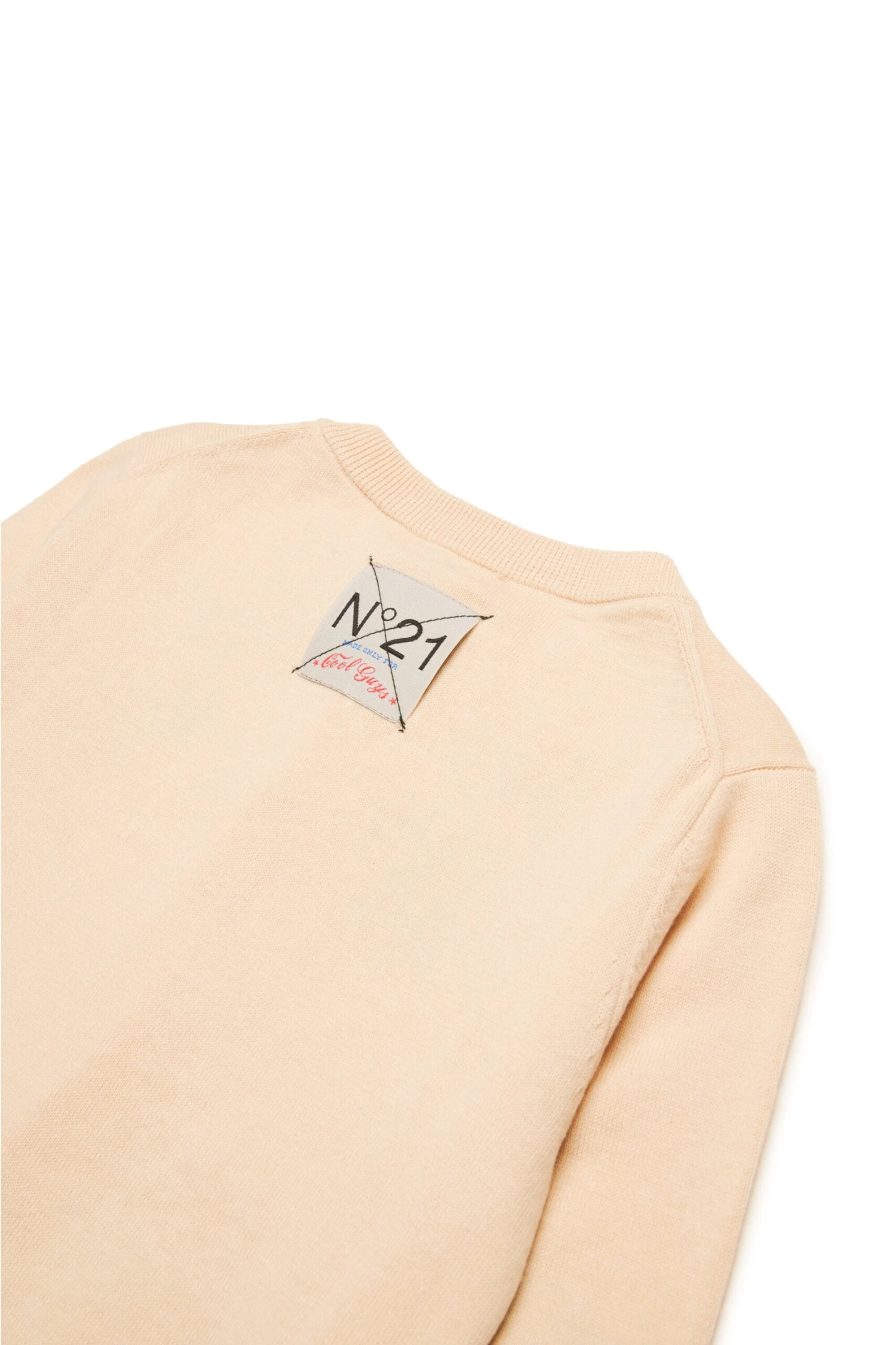 N°21 Cotton Cardigan With Inlay Palm Trees 5 N°21 Cotton Cardigan With Inlay Palm Trees - immagine 5