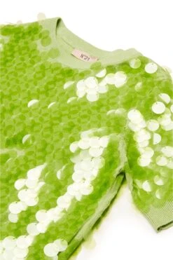 N°21 Cotton Knit With Maxi Sequins -Bambini Abbigliamento Negozio N2101YN04030N513 03 c46de1ba aac3 4fdc 959b 35fd62325a95