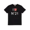 T-shirt With I Love N°21 Graphics