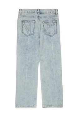 N°21 Straight Jeans With Marbled Effect 8 N°21 Straight Jeans With Marbled Effect -Bambini Abbigliamento Negozio N2102WN04160N01 02