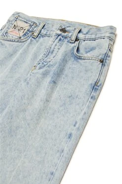 N°21 Straight Jeans With Marbled Effect 9 N°21 Straight Jeans With Marbled Effect -Bambini Abbigliamento Negozio N2102WN04160N01 03